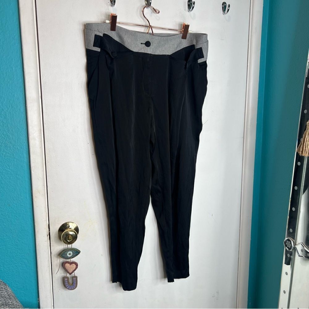 Robert Rodriguez silk cropped loose pants